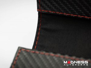 Document Holder - Alfa Romeo Logo - Carbon Fiber Finish